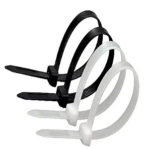 Kit 5000 Abraçadeira de Nylon 4,8x200 mm - Alta Resistência - Proteção UV - Uso Profissional