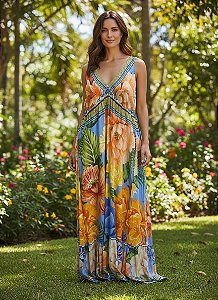 Vestido longo feminino