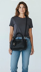 Bolsa preta pequena corello