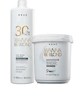 Kit Braé Wanna Be Blond - Ox 30vol - 900ml