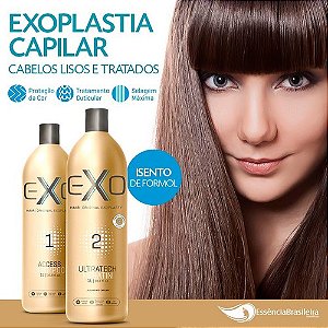 EXOPLASTIA KIT ALISAMENTO SHAMPOO ACCESS + ULTRATECH KERATIN 500 ML - EXO