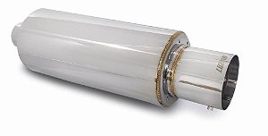 Abafador final esportivo em inox Luzian LA06 saída de 4"
