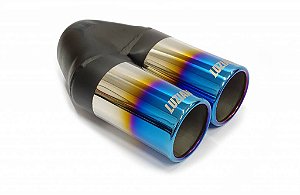 Ponteira de escapamento em inox Luzian P015 saída de 3"