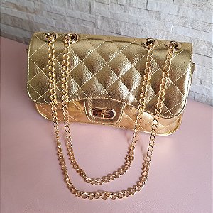 Bolsa Sarah - Metalizado Ouro