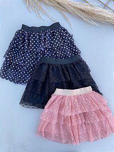 Saia de tule infantil