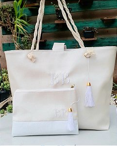 Bolsa e Nécessaire de Praia Personalizada em Sintético
