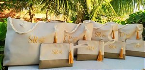 Bolsa e Nécessaire de Praia Personalizada em Sintético