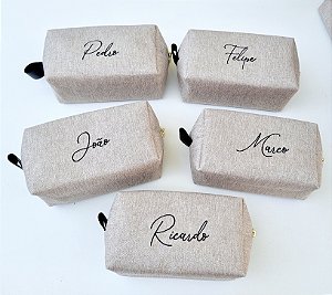 Nécessaire Box em Linho Personalizada