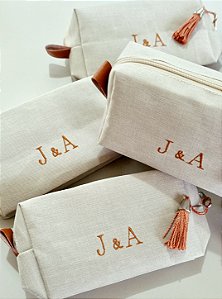 Nécessaire Box em Linho Personalizada