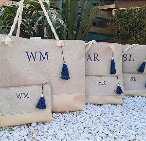 Kit de Bolsa e necessaire Box