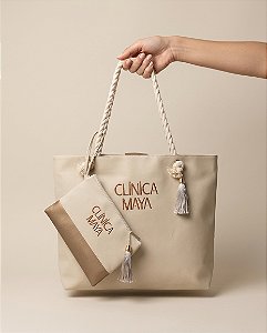 Bolsa e Nécessaire Personalizada em Sintético LOGOMARCA/MAIA