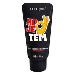 Gel HOJE TEM Dessensibilizante Para Sexo Anal 15g - Feitiços Aromáticos (FA978
