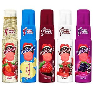 InGula Dessensibilizante p/ sexo Oral - Spray 15ml Garganta Profunda Sabor Moran