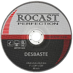 DISCO DE DESBASTE 4 1/2 X 1/4 X 7/8 ROCAST