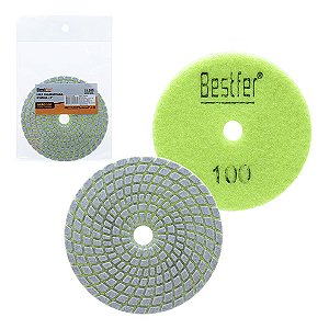 LIXA DIAMANTADA D'AGUA 4" - GRAO 100 - BESTFER