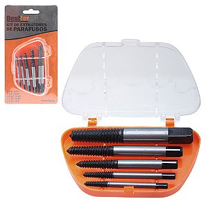 KIT EXTRATOR PARAFUSO 5 PCS - BESTFER