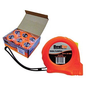 TRENA CAIXA PLASTICA 5MX19MM -  BESTFER