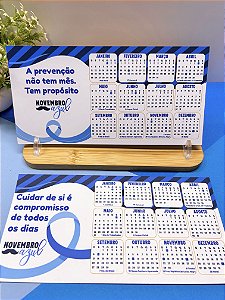 Calendário Magnético Novembro Azul 2026