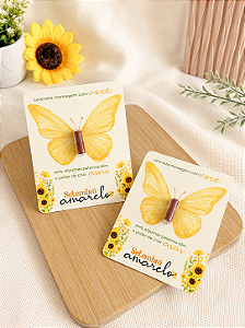 Cartão com Cápsula e Mensagem Setembro Amarelo – 10 unidades