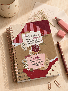 Caderno A5 Tu Terás o Meu Coração – Coleção Preciosa