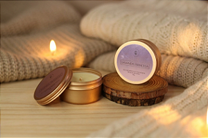 Vela Aromática Lavanda Francesa - latinha travel