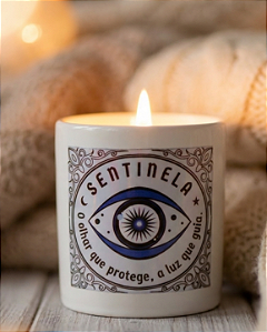 Vela Aromática Sentinela - Alecrim, Sálvia e Lavanda