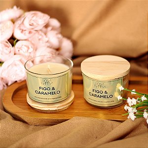 Vela Aromática Figo e Caramelo