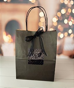 Sacola Embalagem de Presente Preta | 22x18x10,5