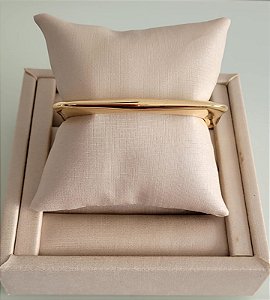 Bracelete Quadrado Liso Fino