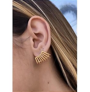 Brinco Ear Cuff Texturizado