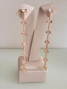 Brinco Fine Stones Longo