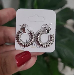 Brinco Argola Tubinho Liso