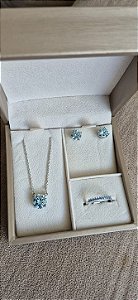 Conjunto Ponto de Luz Aqua Marinha RB