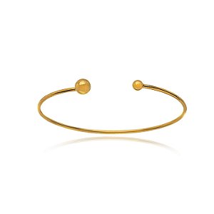 Bracelete Liso 2 Esferas