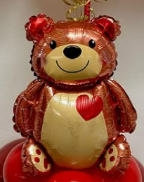 Balão Metalizado Urso Ted Love Mini shape 14" Pol. - Celebratoon