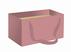 Caixa Kit Lisa c/ alça 20cmx12cmx10cm - 1un.