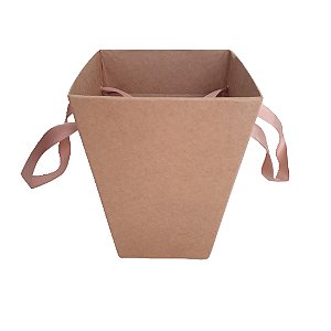 Cachepot Cartonado c/ Alça 20cmx15cmX10cm- 1un.