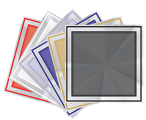 Poli Acetinado 55cmx55cm -5fls