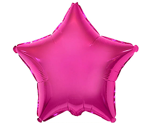 Balão Metalizado Estrela liso 10" Pol. - Megatoon