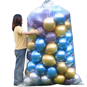 Saco Grande para Transporte Balão Festa - 1,50m x 3m C/ 1un.