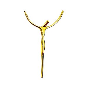 Crucifixo sem Cruz Cristo Pequeno Ressuscitado Tamanho 17 cm Cor Dourado R 43