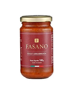 MOLHO ARRABBIATA FASANO 180 GR