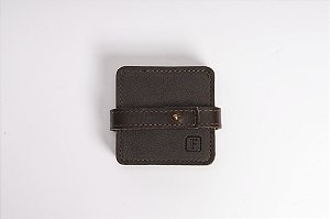 KIT PORTA COPO EM COURO PINHAO