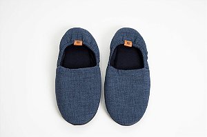PANTUFA COM NECESSAIRE MARINHO  34 35