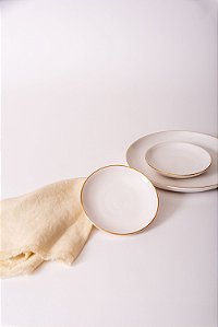 PRATO DE PAO BC BORDA EM OURO EMPORIO