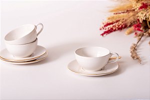 XICARA DE CAFE BC BORDA EM OURO EMPORIO