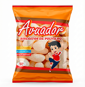 Biscoito de Polvilho Avuador Tradicional - Caixa com 34 pacotes de 30gr