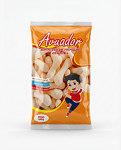 Biscoito de Polvilho Avuador de Cenoura - Caixa com 10 pacotes de 100gr