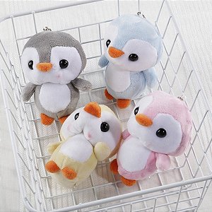 Pinguim De Pelúcia Macio Anti Alérgico 10 Cm