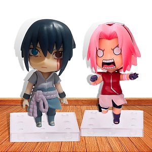 Bonecos Naruto Sasuke Sakura Kakashi Zabuza Haku kit com 6 - WIN  Colecionáveis